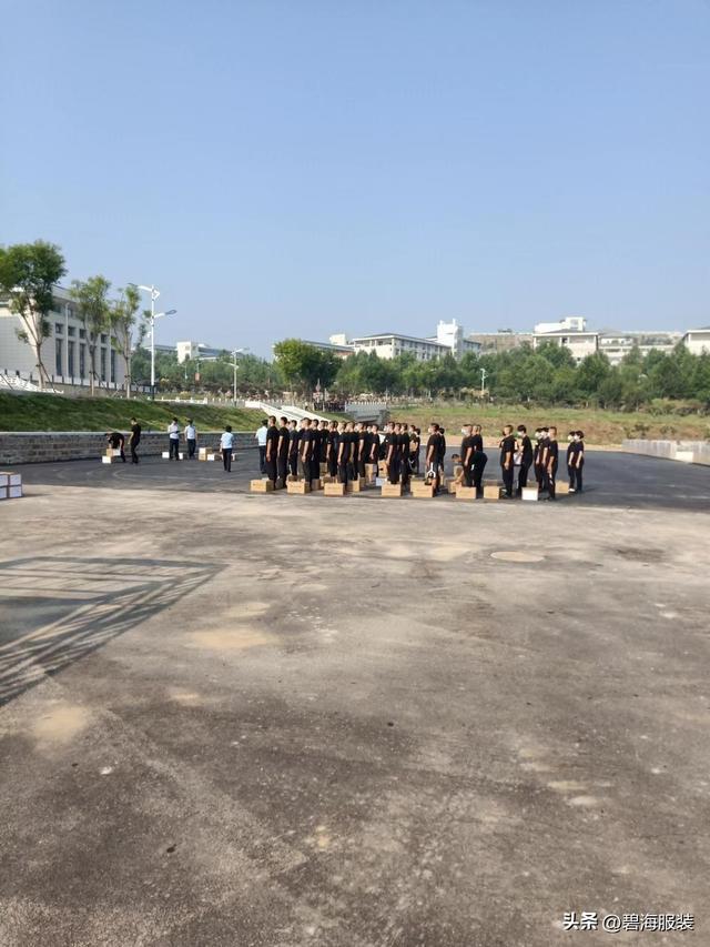 碧海服装对山东警察学院2022级新生校服制作配送工作实录CQ9电子 CQ9传奇(图5)