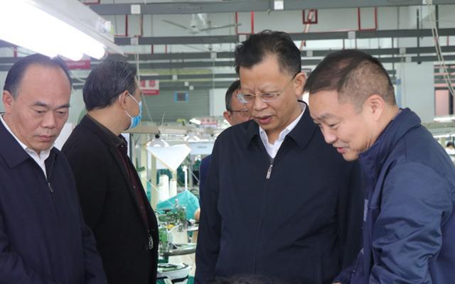 市委常委、组织部长吕国平赴阜CQ9电子 CQ9传奇电子南县 调研纺织服装产业发展