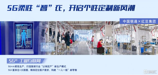 服装类全国唯一红豆股份(600400SH)5G工厂入选工业互联网示范名CQ9电子 CQ9传奇电子单(图2)