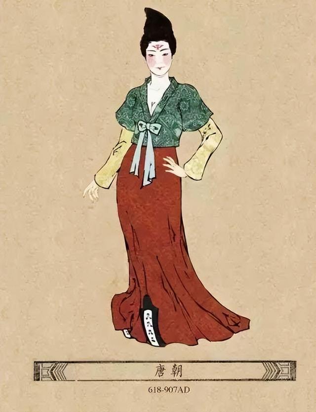 CQ9电子 CQ9传奇电子论中、晚期唐代妇女的服装(图2)