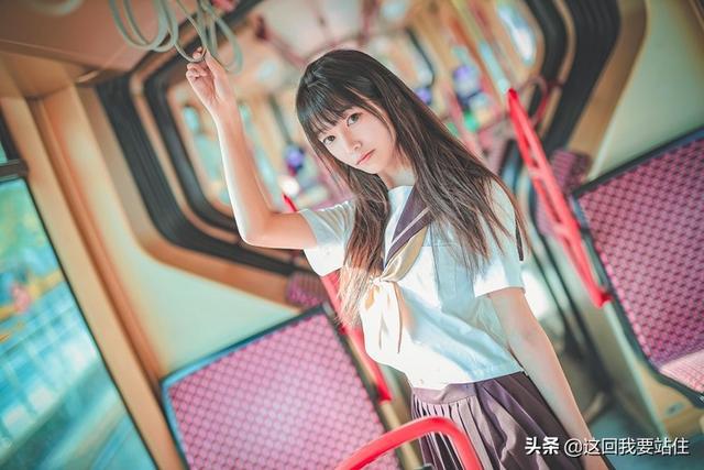 靓靓聊第126期：户外CQ9电子 CQ9传奇电子养眼jk清纯黑长直发黑丝漂亮的小姐姐(图4)