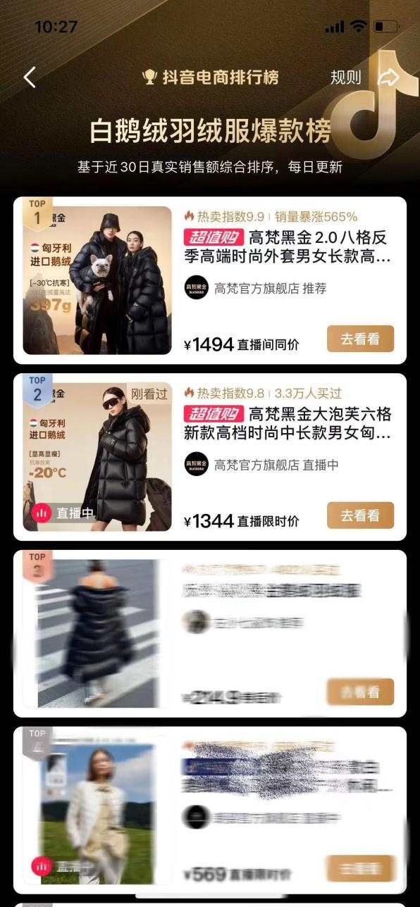 CQ9电子 CQ9传奇电子618开门红战报｜服饰类需求趋于两极化蕉下防晒衣高梵鹅绒服分天下(图5)