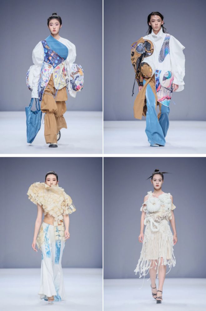 中韩两校联袂服装设计作品亮相2023中国国际大学生时装周CQ9电子 CQ9传奇电子(图3)
