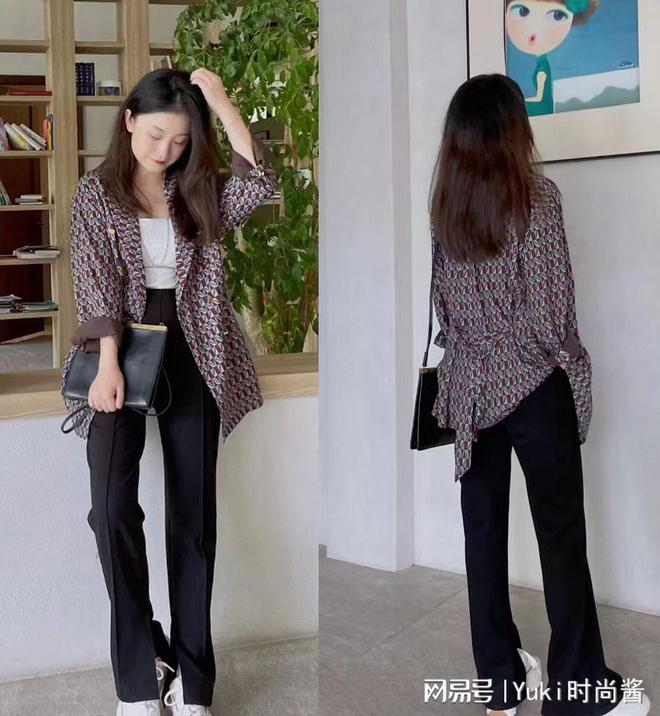 CQ9电子 CQ9传奇电子中年女性秋季显高的穿衣模板“上短下长”修饰比例高级显气场(图7)