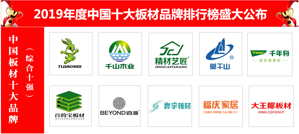 2019中国十大板材品牌总排CQ9电子 CQ9传奇电子行榜公布(图3)