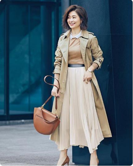 CQ9电子 CQ9传奇电子中年女性就是要穿的高级优雅学习日本妈妈的秋日穿搭知性大方(图5)