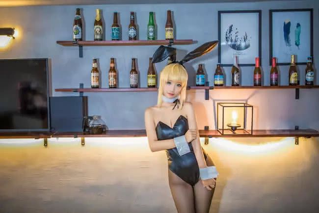cosplay·兔女郎cos黑丝皮衣绝对的视线诱惑CQ9电子 CQ9传奇电子(图5)