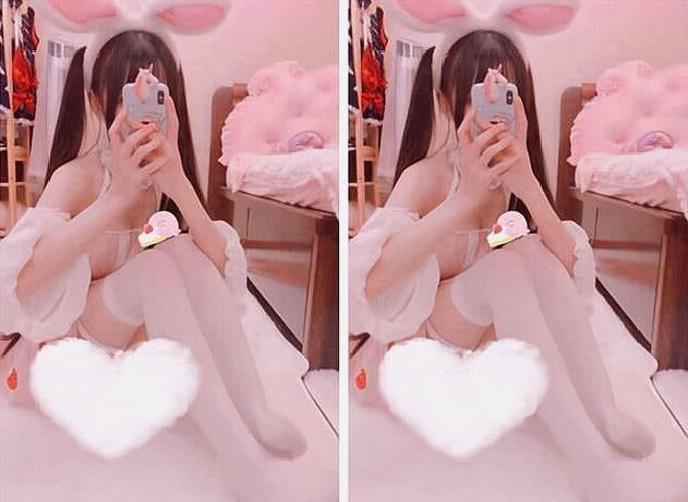 CQ9电子 CQ9传奇电子扮演“兔女郎”蔡萝莉玩下蹲坐在地上后大开眼见网友：真大！(图3)