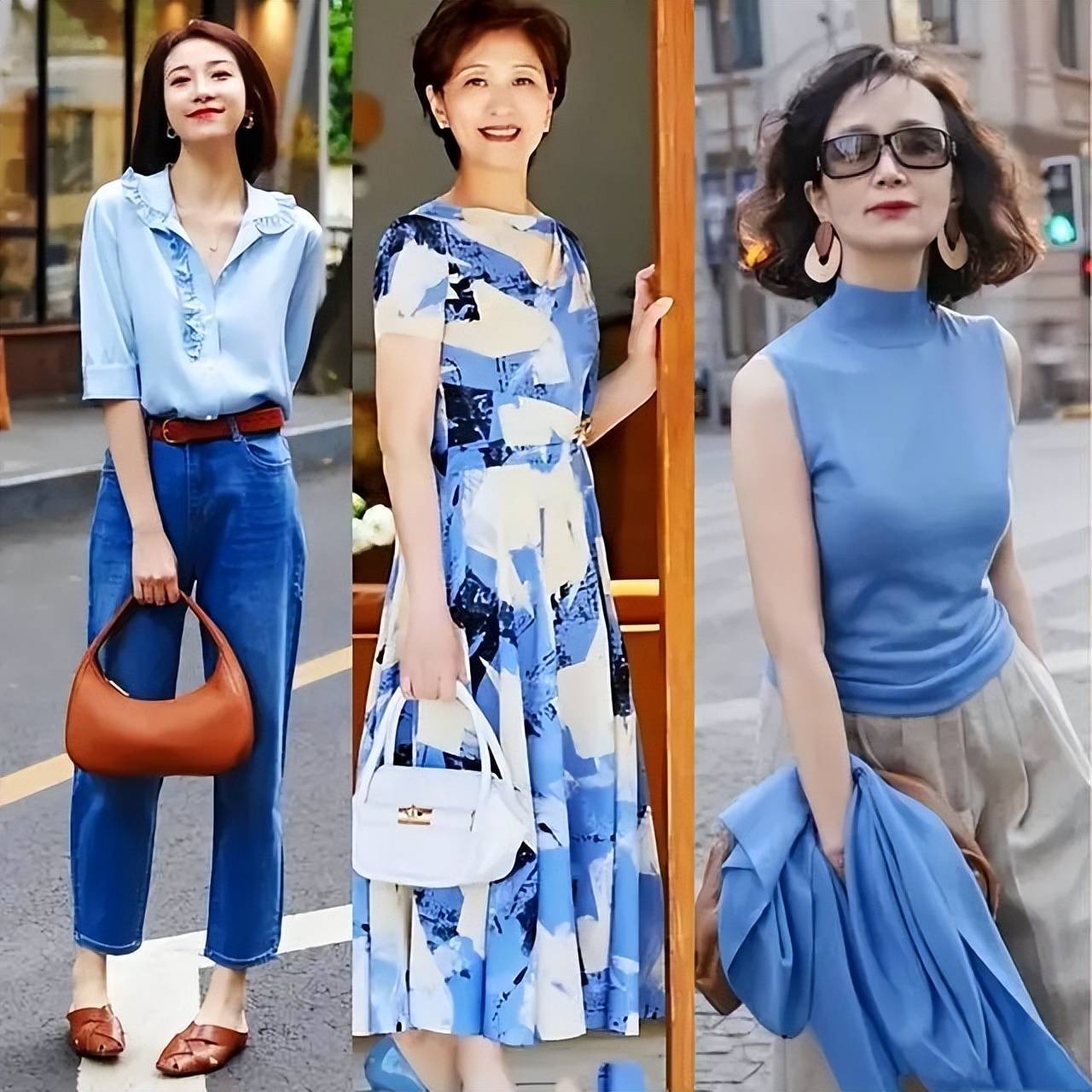 大龄女性夏季穿搭注意“配色”常备这3种色系单品CQ9电子 CQ9传奇电子美美过夏天(图4)