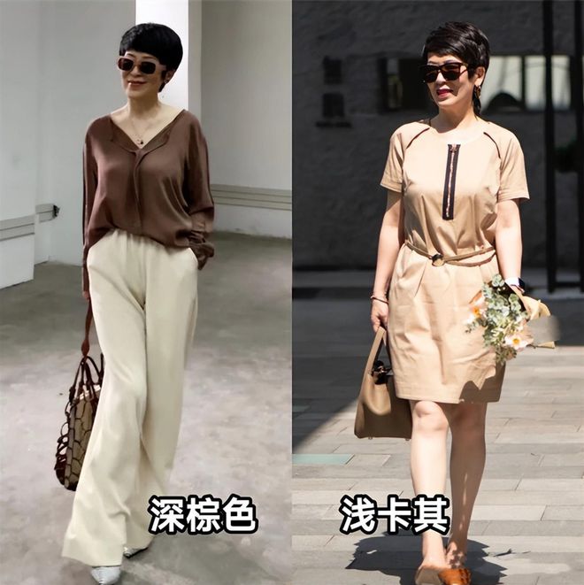 中老年女人夏天多穿这4种“富贵色”高级显白谁见都夸年轻CQ9电子 CQ9传奇电子(图5)